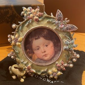 Jay Strongwater Winter Garden picture frame